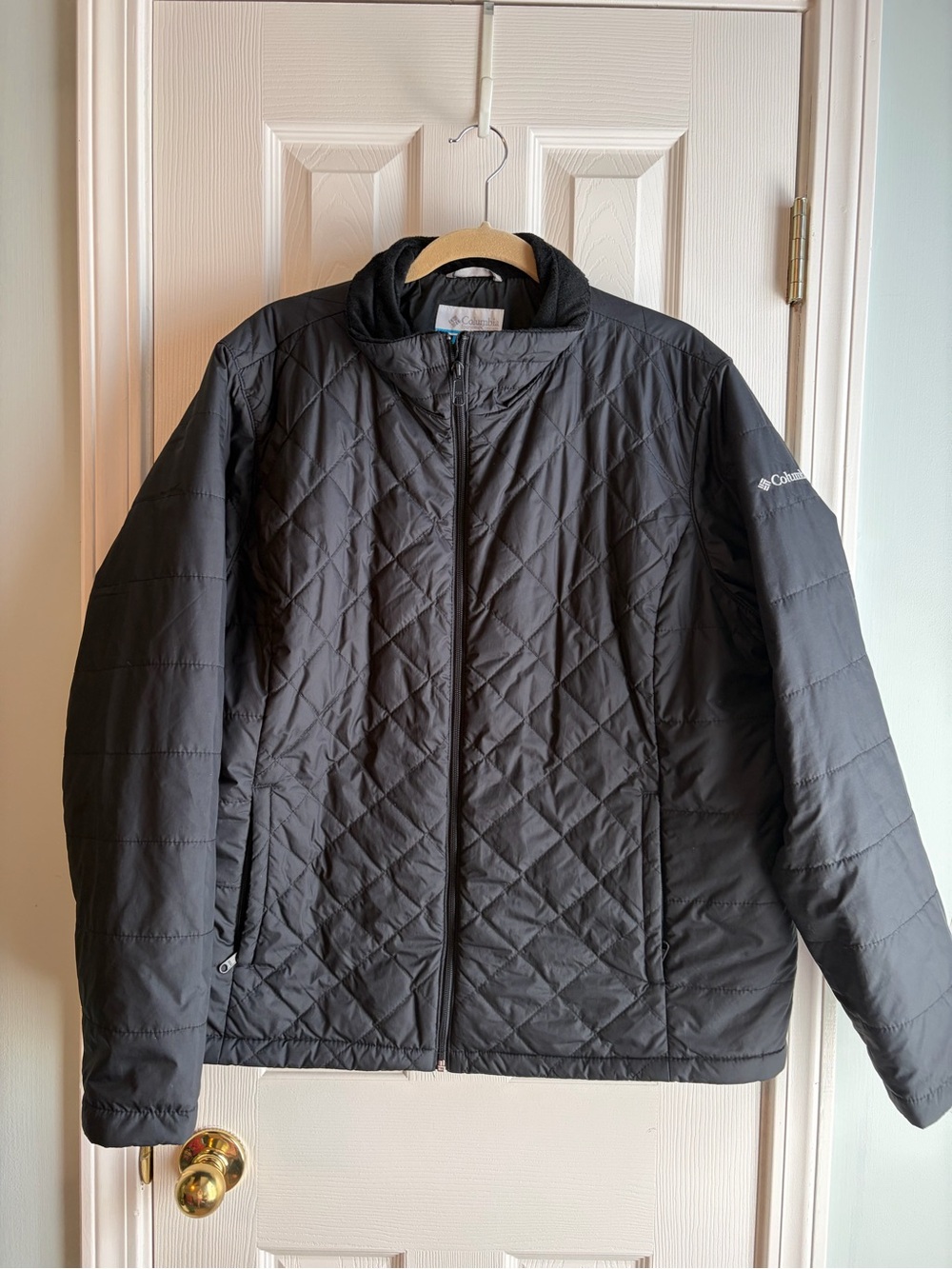 Columbia Black Quilted Full-Zip Puffer Jacket